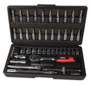 HILKA 46 pce 1/4" Dr Socket & Bit Set