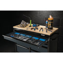 DRAPER | BUNKER® 7 Drawer Workbench Roller Tool Cabinet, 41", Grey