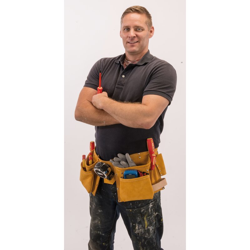 DRAPER Double Leather Tool Belt