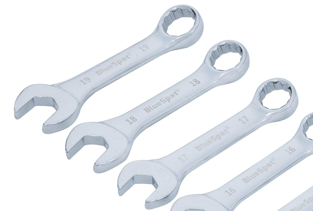 BLUE SPOT TOOLS 10 PCE METRIC STUBBY SPANNER SET (10-19MM) - Premium Automotive from BLUE SPOT - Just £13.49! Shop now at Bargain LAB