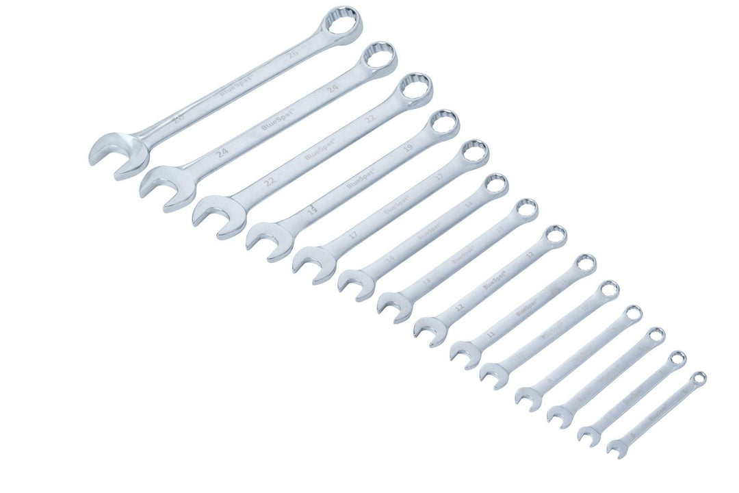 BLUE SPOT TOOLS 14 PCE METRIC COMBINATION SPANNER SET (6-26MM) - Premium Automotive from BLUE SPOT - Just £27.95! Shop now at Bargain LAB