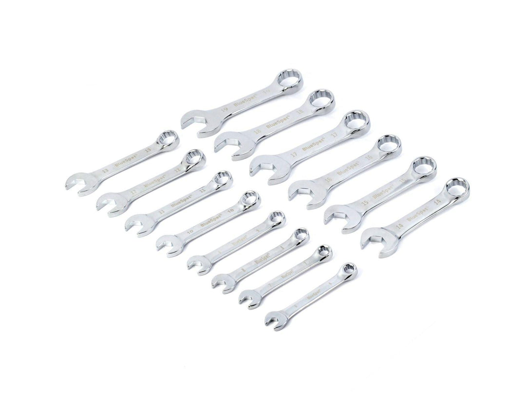 BLUE SPOT TOOLS 14 PCE METRIC STUBBY SPANNER SET IN EVA FOAM (6-19MM) - Premium Automotive from BLUE SPOT - Just £25.99! Shop now at Bargain LAB