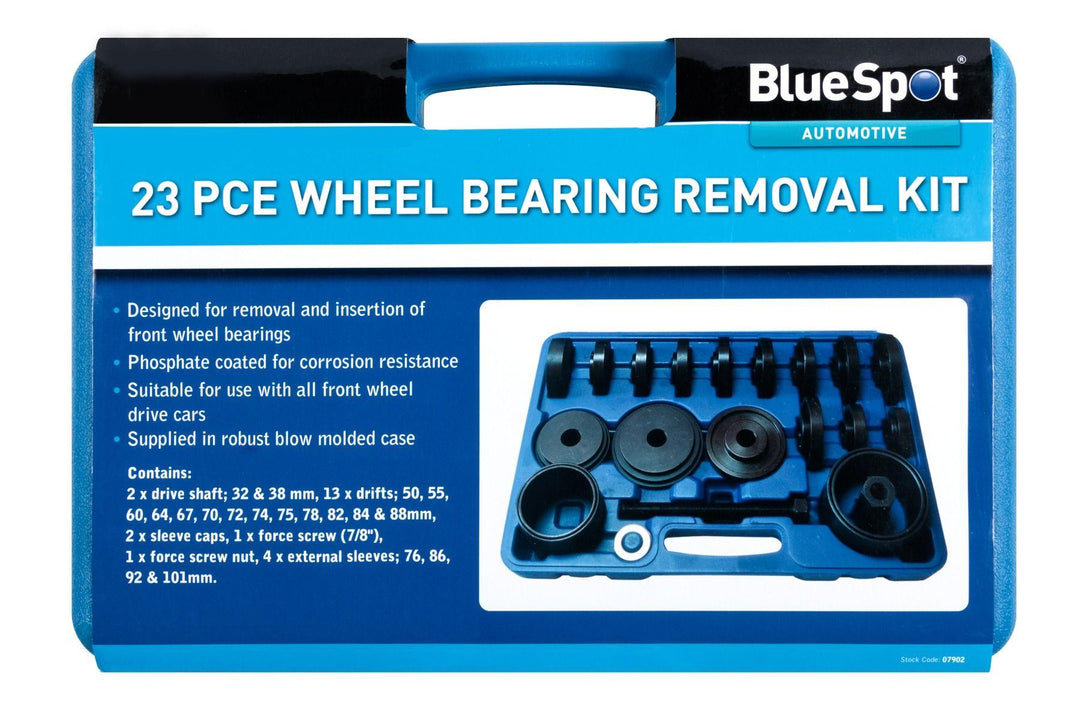 BLUE SPOT TOOLS 23 PCE WHEEL BEARING REMOVAL KIT - Premium Automotive from BLUE SPOT - Just £89.90! Shop now at Bargain LAB