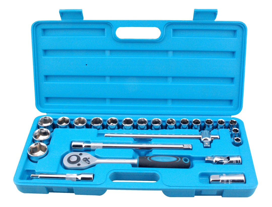 BLUE SPOT TOOLS 24 PCE 1/2" METRIC SOCKET SET (10-32MM) - Premium Automotive from BLUE SPOT - Just £49.99! Shop now at Bargain LAB