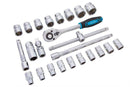 BLUE SPOT TOOLS 24 PCE 1/2" METRIC SOCKET SET (10-32MM) - Premium Automotive from BLUE SPOT - Just £49.99! Shop now at Bargain LAB