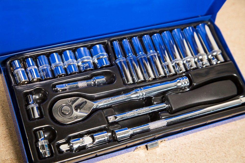 BLUE SPOT TOOLS 24 PCE 1/4" METRIC SOCKET SET (4-13MM) - Premium Automotive from BLUE SPOT - Just £31.99! Shop now at Bargain LAB