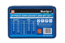 BLUE SPOT TOOLS 29 PCE TORX SOCKET & BIT SET (T10-T55) (E4-E20) - Premium Automotive from BLUE SPOT - Just £22.49! Shop now at Bargain LAB