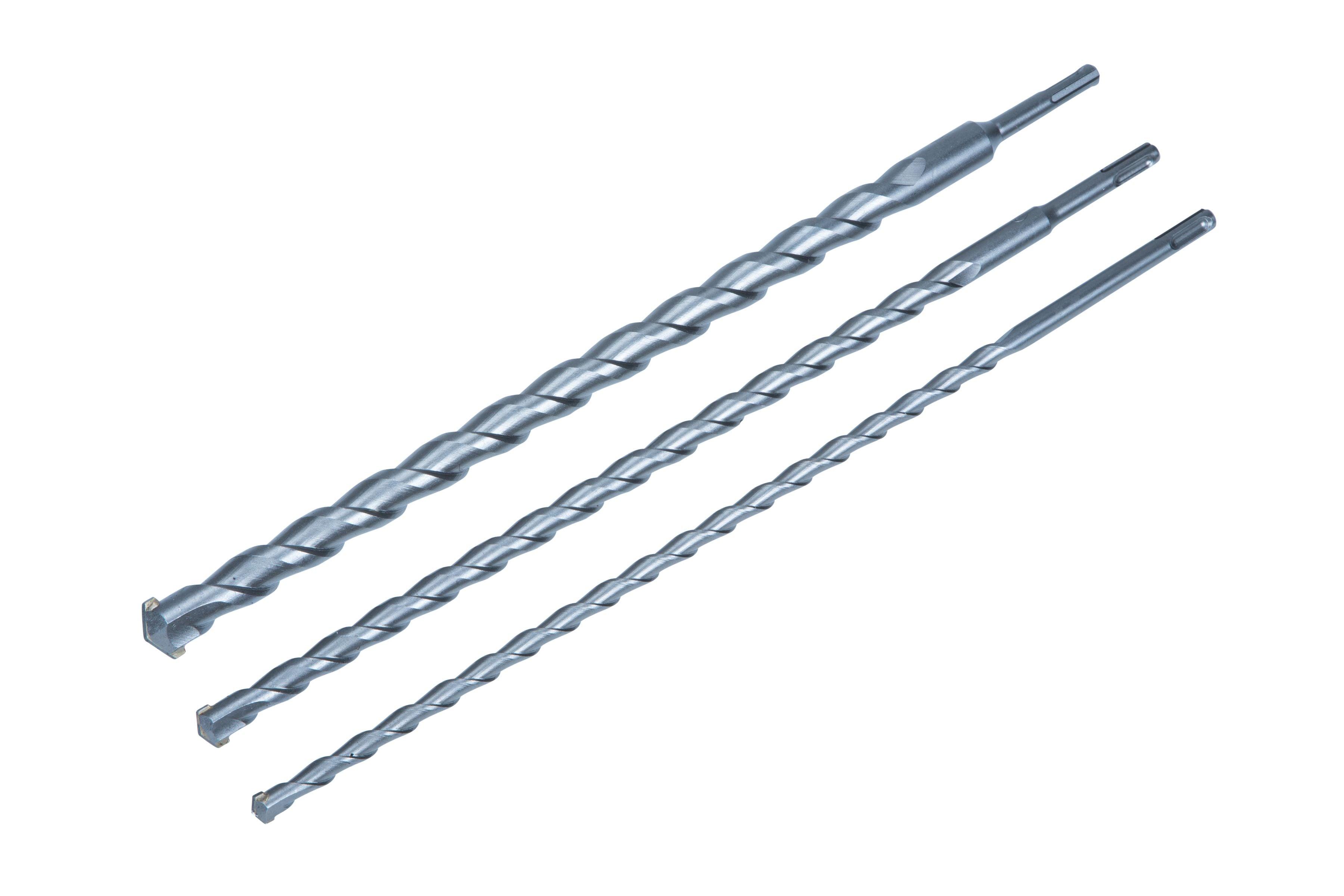 Blue Spot Tools SDS-Bohrer Set – 3-teilig, Für SDS Plus Bohrhämmer, Flach-, Spitz- Und Spitzmeißel