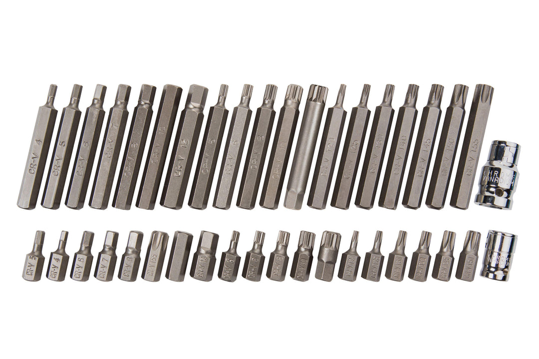 BLUE SPOT TOOLS 40 PCE 1/2" & 3/8" MIXED HEX, SPLINE AND TORX BIT SET - Premium Automotive from BLUE SPOT - Just £18.99! Shop now at Bargain LAB