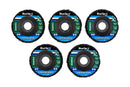 BLUE SPOT TOOLS 5PCE 100MM (4") COARSE STRIPPING WHEEL SET - Premium Abrasives from BLUE SPOT - Just £12.99! Shop now at Bargain LAB
