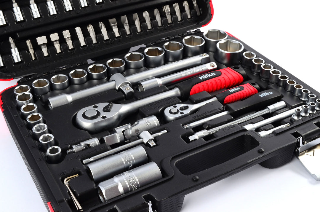 HILKA 94 pce 1/4" & 1/2" Dr Socket Set