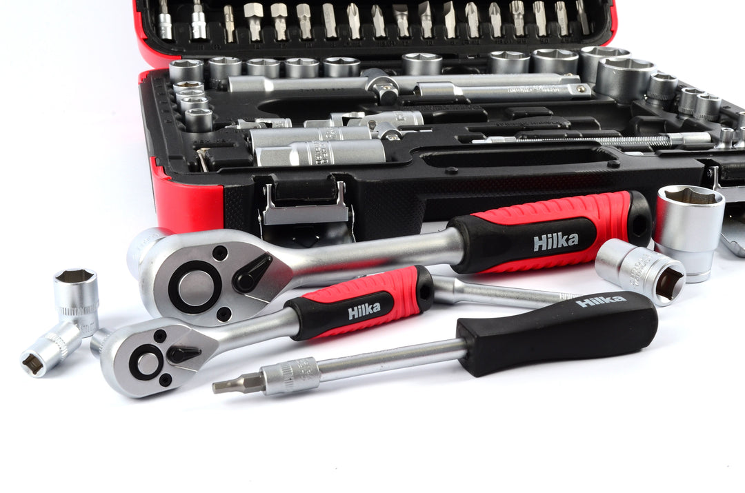HILKA 94 pce 1/4" & 1/2" Dr Socket Set