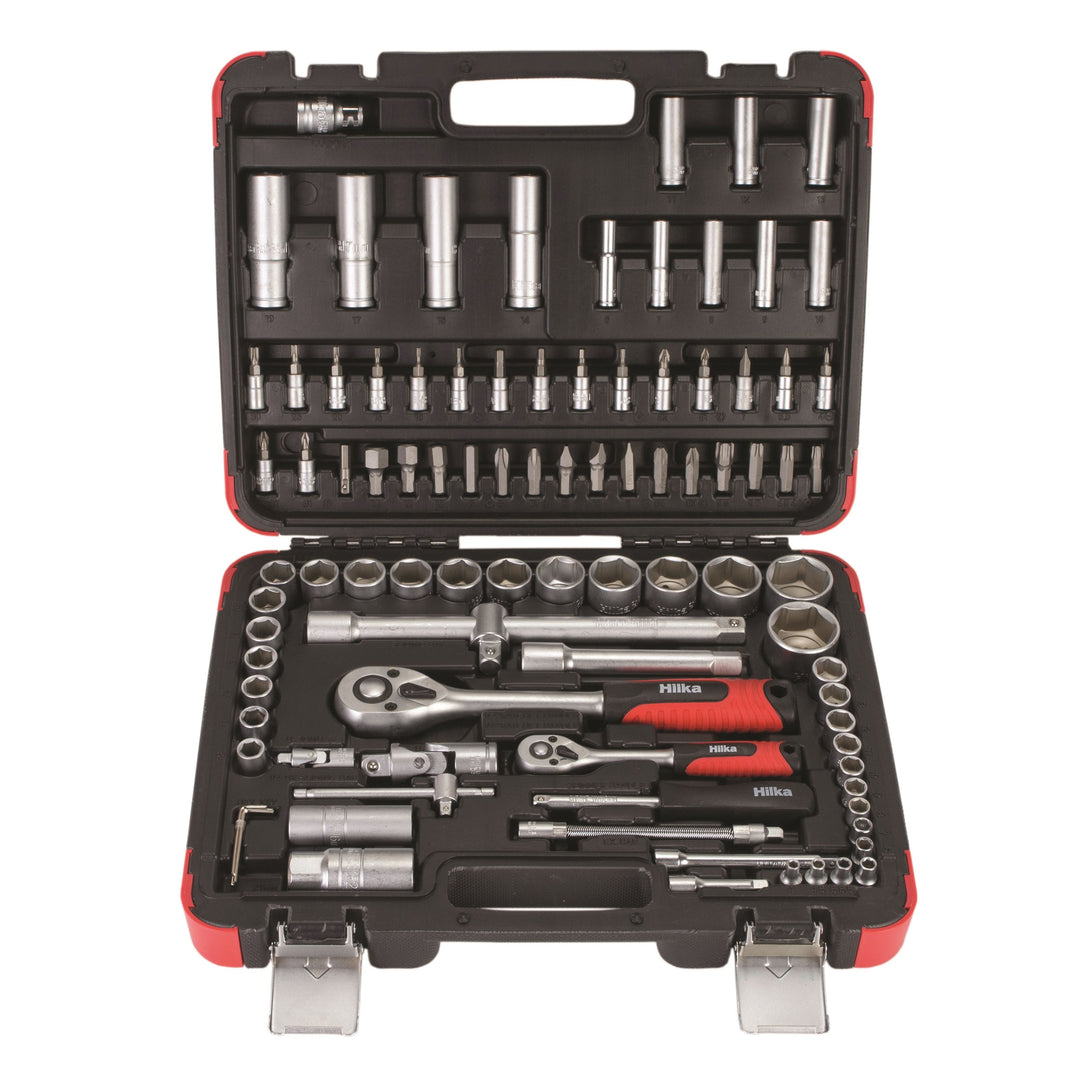HILKA 94 pce 1/4" & 1/2" Dr Socket Set