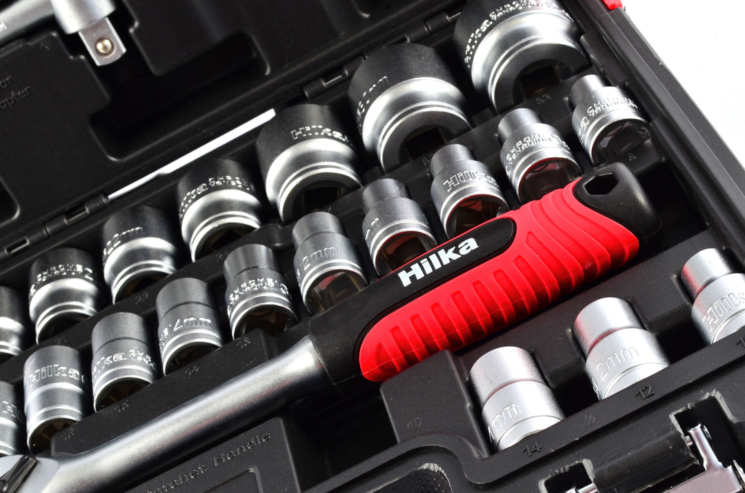 HILKA 32 pce 1/2" Drive Socket Set Metric