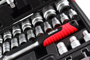 HILKA 32 pce 1/2" Drive Socket Set Metric