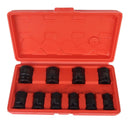 HILKA 10 pce 1/2" Impact Socket Set Metric