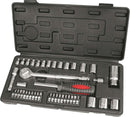 HILKA 43 pce 3/8" & 1/4"Drive Socket Set Metric