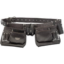 DRAPER Oil-Tanned leather Double Pouch Tool Belt