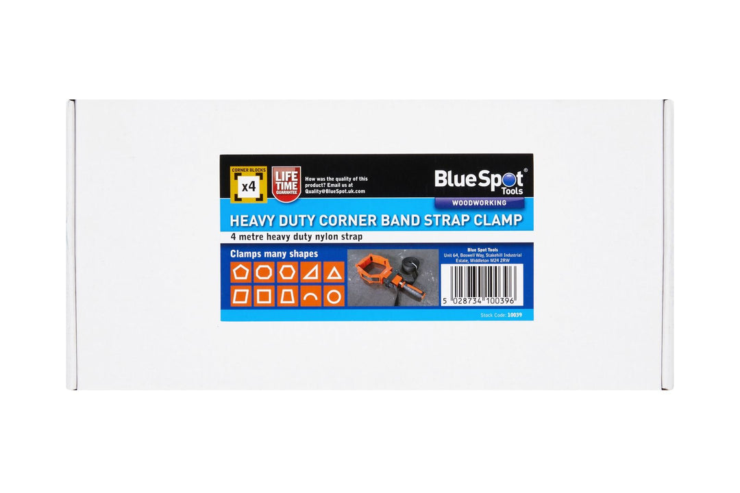 BLUE SPOT TOOLS HEAVY DUTY CORNER BAND STRAP CLAMP