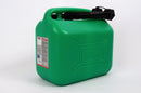 10L Green Plastic Fuel Can - Bargain LAB
