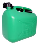 10L Green Plastic Fuel Can - Bargain LAB