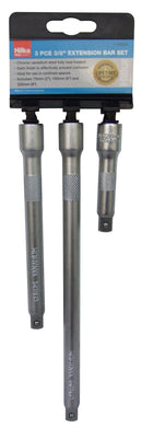 HILKA 3 pce 3/8" Extension Bar Set