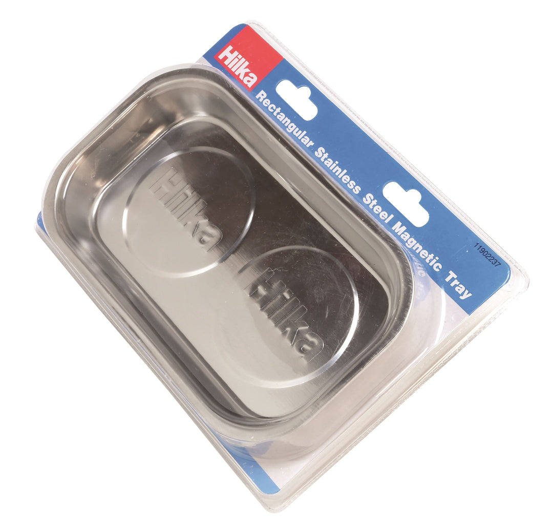 HILKA Rectangular Stainless Steel Mag Tray