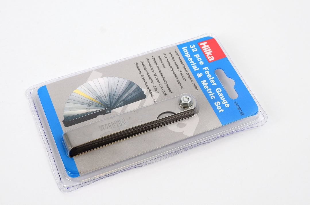 HILKA 32 Blade Feeler Gauge Imperial & Metric Set