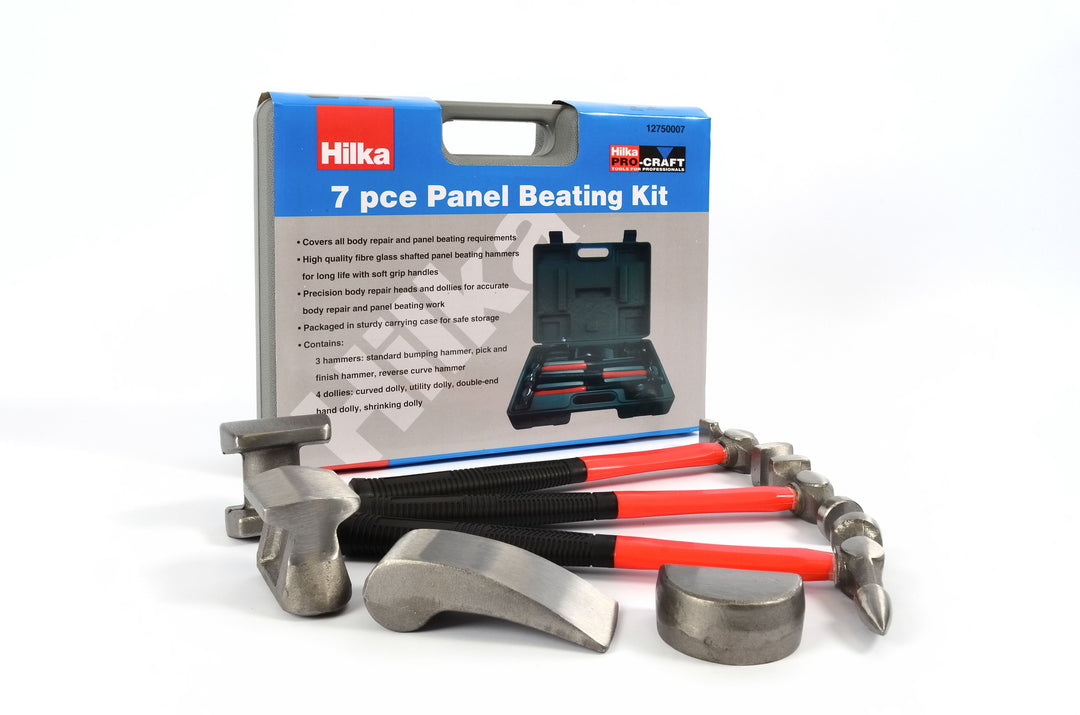 HILKA 7 pce Panel Beating Kit
