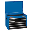 DRAPER Tool Chest, 10 Drawer, 26", Blue