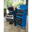 DRAPER Intermediate Tool Chest, 3 Drawer, 26", Blue