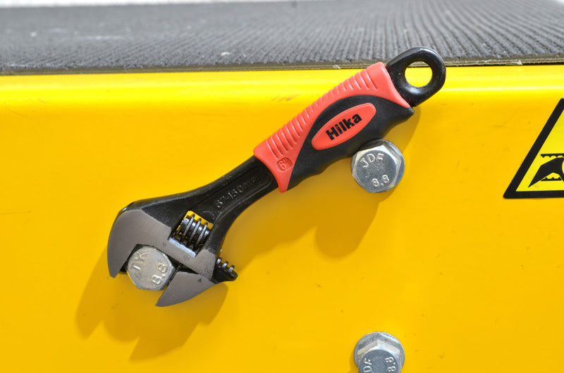 HILKA 6" (150mm) Soft Grip Wide Jaw (20mm) Adjustable Wrench