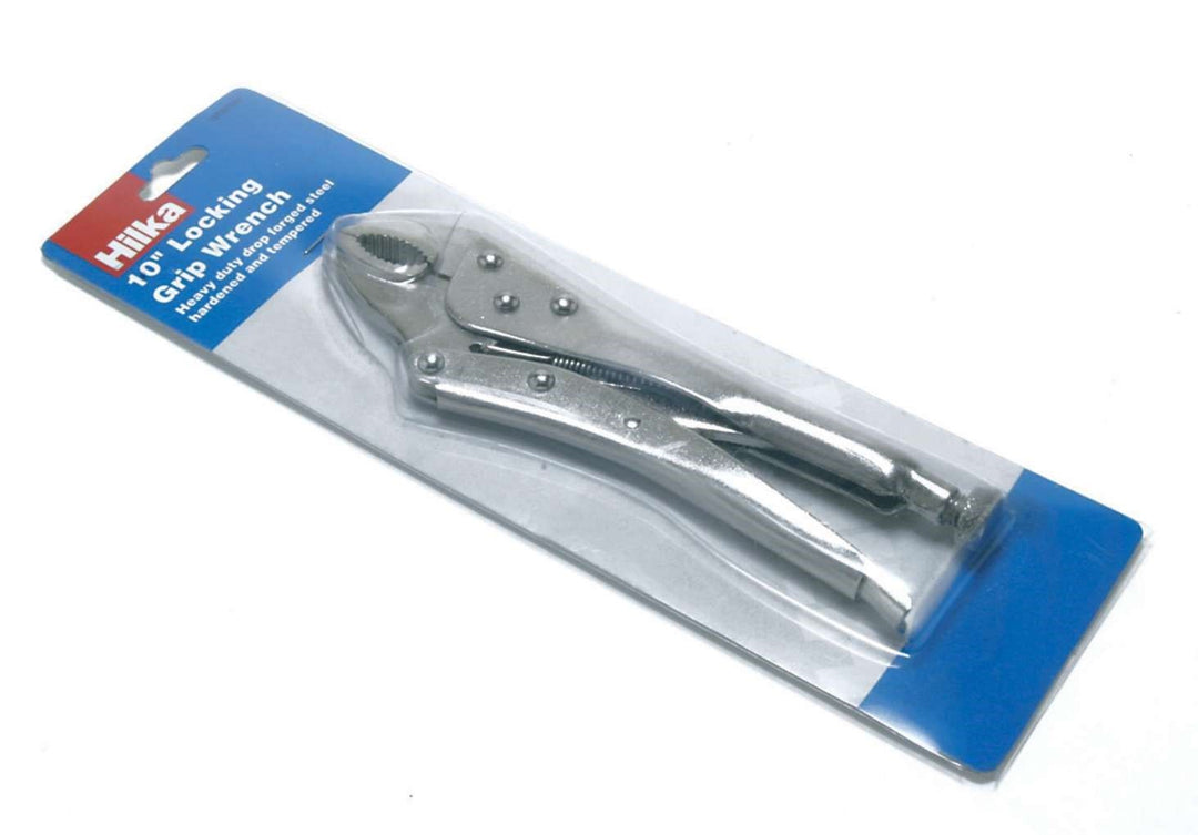 HILKA 10" (250mm) Locking Curved Jaw Wrench