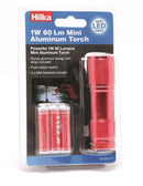 1W 60L Aluminium Mini Torch with Batts - Bargain LAB