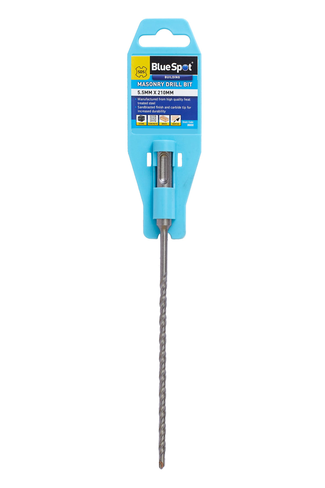 BLUE SPOT TOOLS SDS MASONRY DRILL BIT (5.5MM X 210MM)