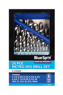 BLUE SPOT TOOLS 25 PCE HSS DRILL SET (1-13MM)