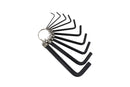 HILKA 10 pce Hex Key Set Metric