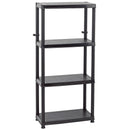 DRAPER 4 Tier Plastic Shelving Unit