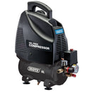 DRAPER 6L Oil-Free Air Compressor, 1.1kW/1.5hp