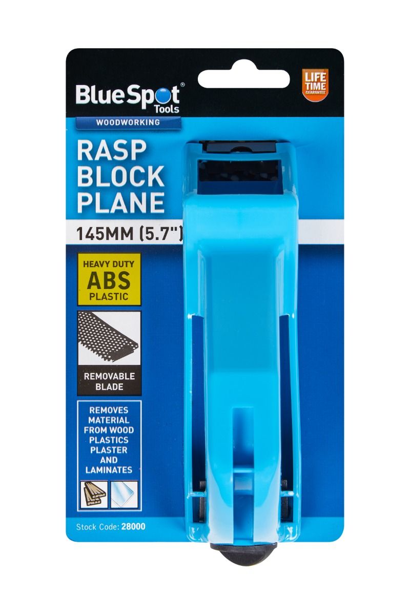 BLUE SPOT TOOLS 145MM (5.7") RASP BLOCK PLANE