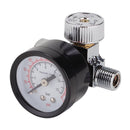 DRAPER 1/4" BSP On-Gun Air Regulator and Gauge, 180psi