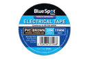BLUE SPOT TOOLS 20M BROWN PVC ELECTRICAL TAPE