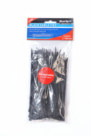 BLUE SPOT TOOLS 100 PCE 3.6MM X 150MM BLACK CABLE TIES
