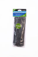 BLUE SPOT TOOLS 100 PCE 4.8MM X 200MM BLACK CABLE TIES