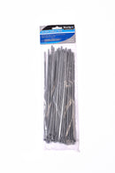 BLUE SPOT TOOLS 50 PCE 4.8MM X 250MM SILVER CABLE TIES
