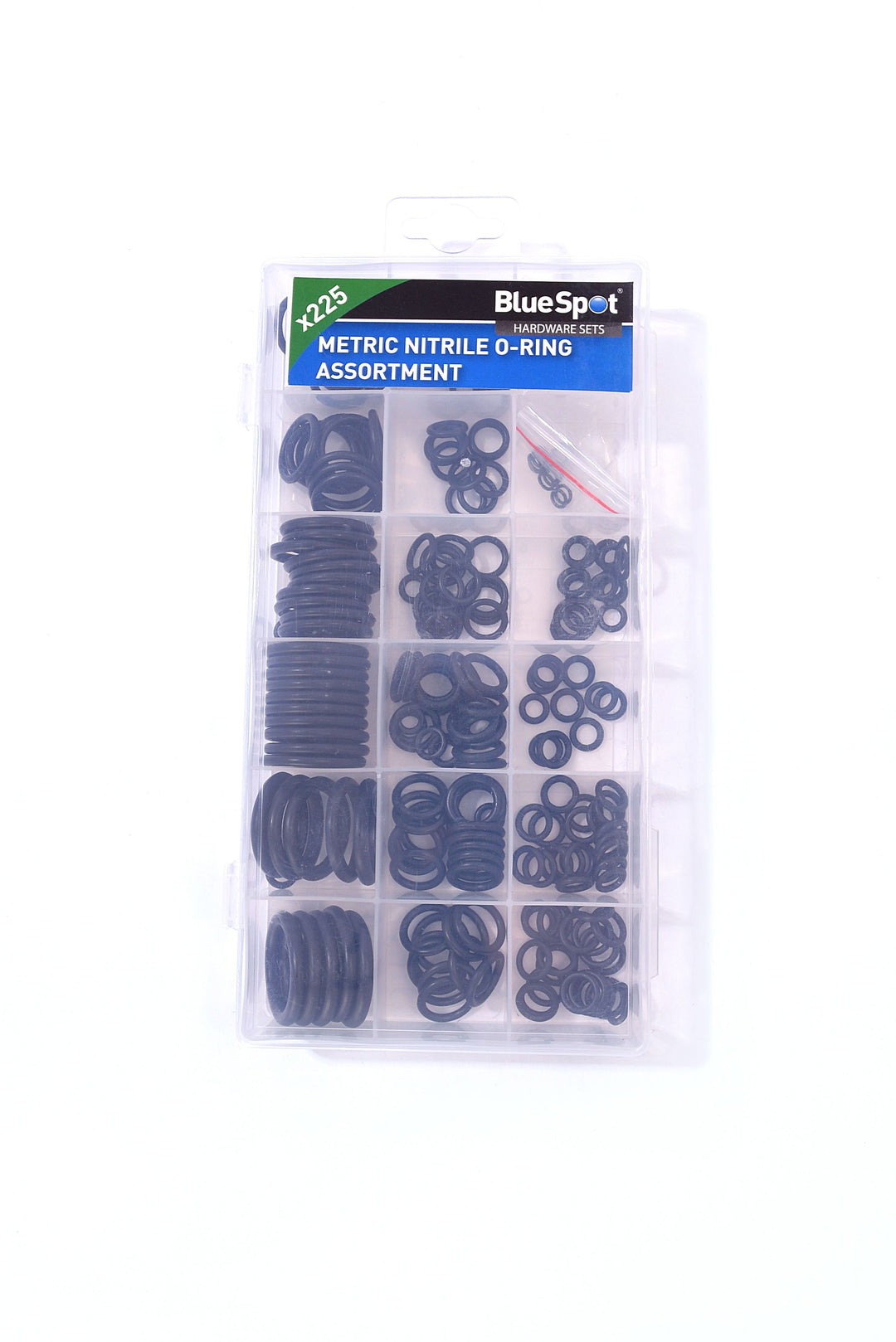 BLUE SPOT TOOLS 225 PCE ASSORTED METRIC NITRILE O-RING SET