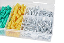 BLUE SPOT TOOLS 285 PCE ASSORTED ANCHOR AND METAL SCREW SET