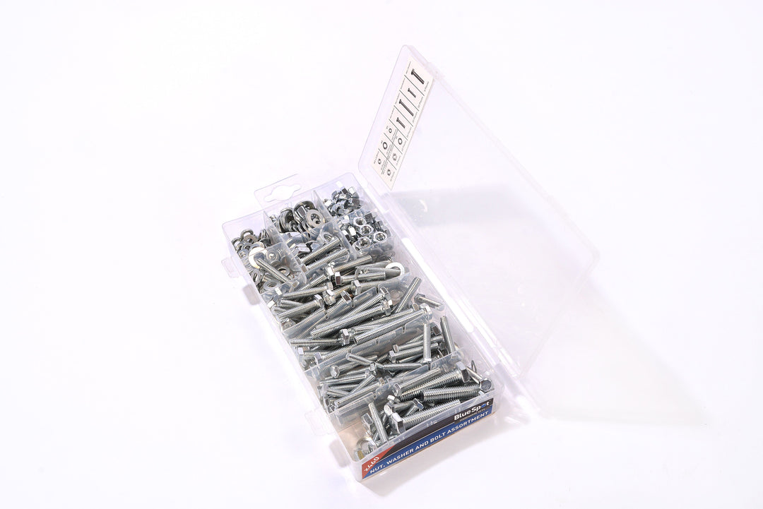 BLUE SPOT TOOLS 300 PCE ASSORTED NUT, BOLT AND WASHER SET