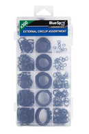 BLUE SPOT TOOLS 300 PCE ASSORTED EXTERNAL CIRCLIP SET