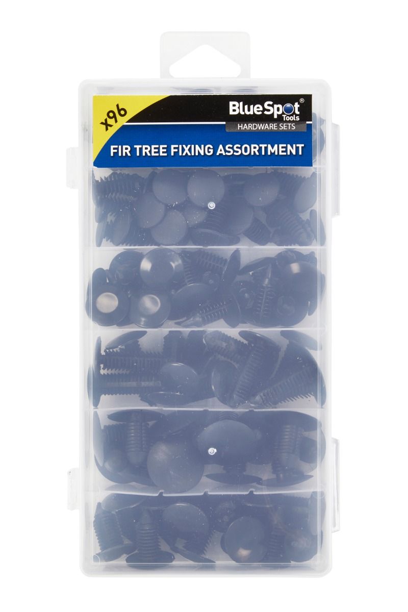 BLUE SPOT TOOLS 96 PCE ASSORTED FIR TREE FIXING SET